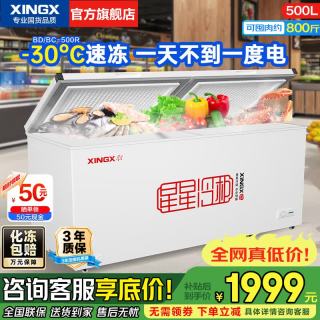 星星 冰柜500升 商用冰柜500R