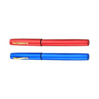 巨鳍王 迷你袖珍钢笔竿 蓝色 1.4米+小座鼓轮 鱼竿套装