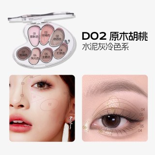 唯资 大艺术家七色眼影盘一盘多用持久不易晕妆眼影盘彩妆