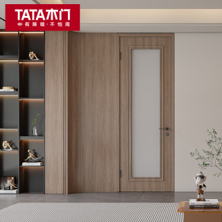 TATA木门 TATA 木门 JD302B 免漆木纹厨卫门 高2200mm 宽900mm