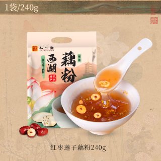 知味观 桂花莲子西湖纯藕粉  杭州特产240g