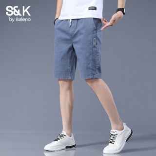 班尼路 SK夏季薄款男士短裤修身直筒2026新款男裤五分休闲裤子男YS