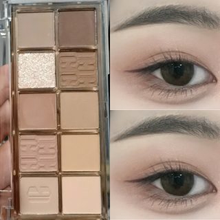 PIPL 眼影盘大地色哑光小众品牌平价女学生日常淡妆正品2026新款旗舰店