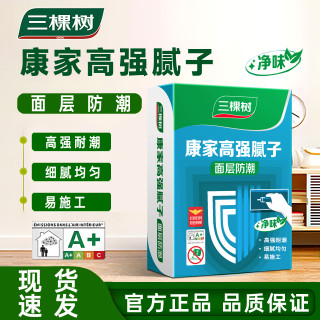 三棵树 漆康家高强耐潮面层腻子净味环保易打磨墙面修补找平室内修补