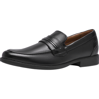 Clarks 惠登系列一脚蹬复古男皮鞋