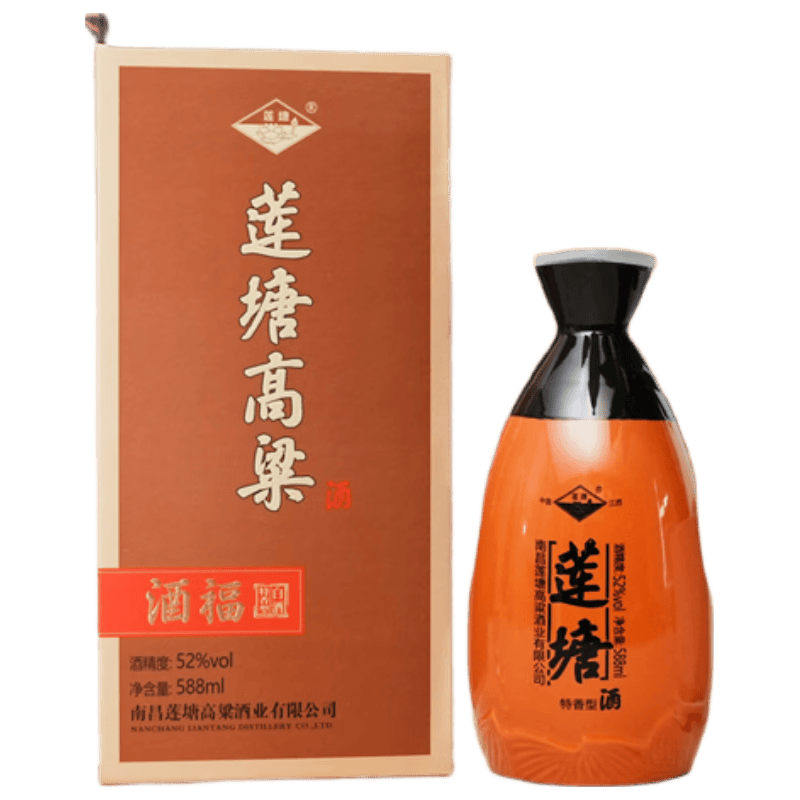 莲塘 特香型白酒 52度 588ml 酒福礼盒装