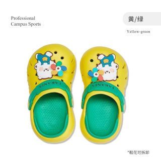 TARANISKIDS 泰兰尼斯洞洞鞋夏季新款女童包头防踢凉鞋拖鞋防滑软底儿童沙滩鞋