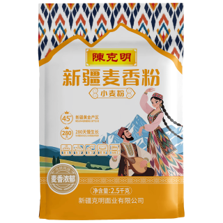 陈克明 新疆中筋面粉 2.5kg