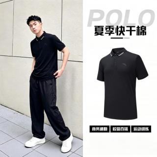 安踏 男子运动短袖POLO衫  952627116