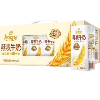 伊利 谷粒多 伊利谷粒多生椰燕麦谷物牛奶200ml*12盒