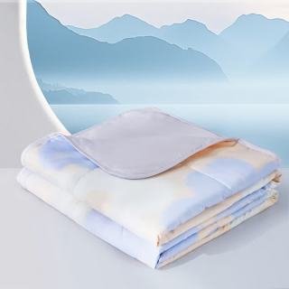 水星家纺 出品百丽丝 A类可水洗夏凉被 夏被夏季被芯空调被 清茉屿花 200*230cm