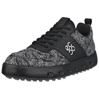 ECCO 爱步 男士街头720 Street 720 高尔夫球鞋 黑色 42 EU