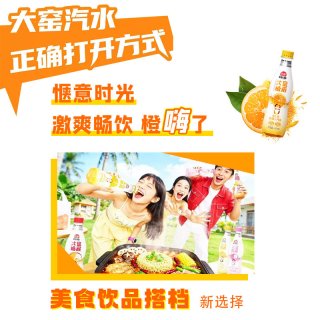 88VIP：大窑 碳酸饮料 橙诺橙味 450ml*24瓶