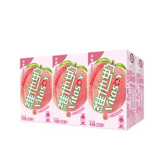 维他奶 白桃豆奶饮料 250ml*6盒