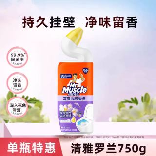 威猛先生 清雅罗兰洁厕灵宝液洗厕所除臭垢马桶清洁卫生间家用750g