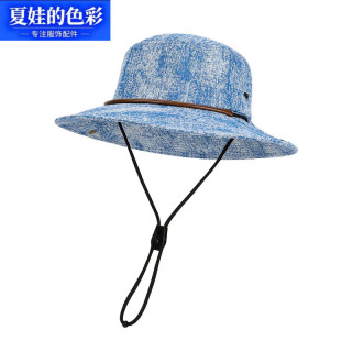 夏娃的色彩 春夏季防晒渔夫帽