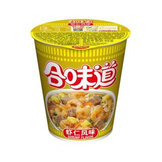 88VIP：日清食品 三杯*日清方便面合味道虾仁风味风味代餐零食夜宵泡面74g×3杯