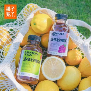 88VIP：果子熟了 多多柠檬茶青柠芭乐茉莉葡萄混合多口味整箱果味茶饮料