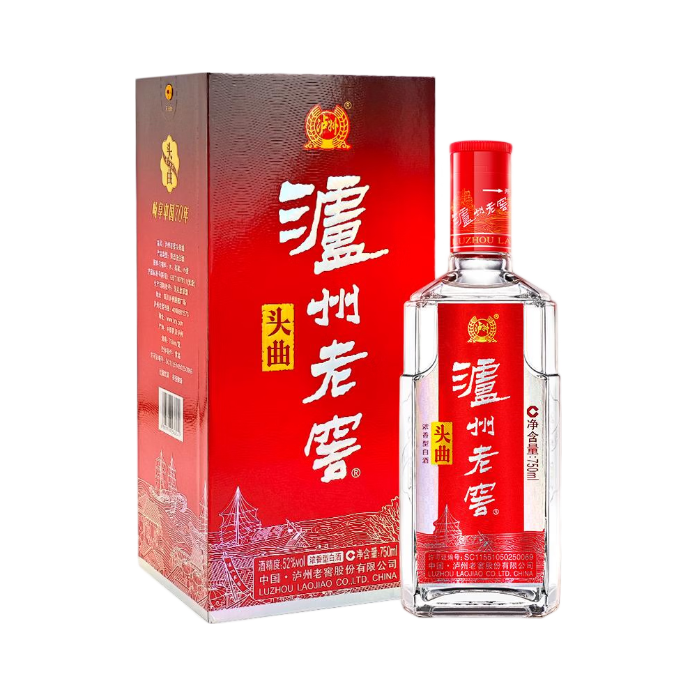 泸州老窖 头曲 浓香型白酒 52度 750ml