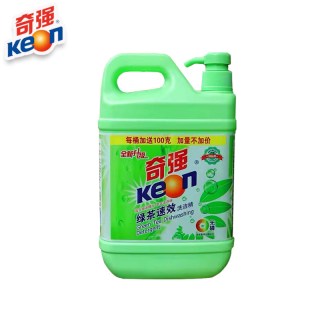 KEON 绿茶洗洁精 1瓶*1100g（清新 食品级 无磷 不伤手）
