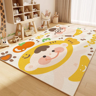 KAYE 儿童房地毯 客厅书房满铺毯 床边毯 榻榻米地垫  60X160cm