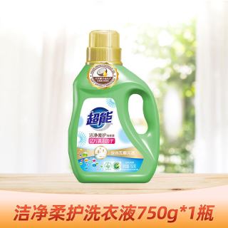 超能 洗衣液 750g*1瓶 自然清香