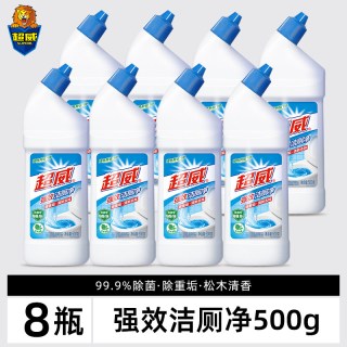 超威 强效去垢洁厕液 商用厕所马桶清洁剂 500g*12瓶 松木清香