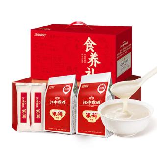江中 猴姑米稀人参米糊养胃猴头菇早餐礼盒送礼送父母代餐燕麦片山药滋补 食养礼32天960g