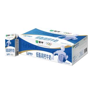 蒙牛 低脂高钙牛奶 整箱装250mL*24盒*2箱