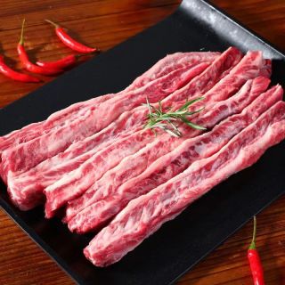 澳洲进口原切格斯牛肋条*2斤