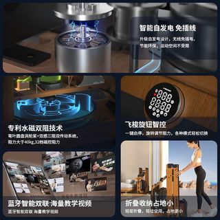 HEAD海德 水磁双阻 智能折叠 划船机