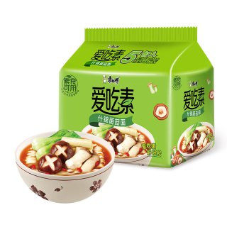 康师傅 爱吃素 什锦菌菇面 5袋