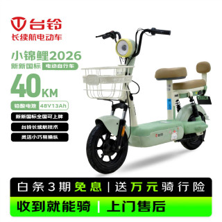 台铃 长续航 电动自行车  小锦鲤2026 铅酸电池 12-13Ah 48V