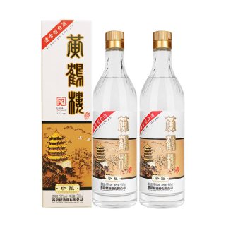 黄鹤楼酒 珍酿 53度500ml*2瓶 清香型 白酒 双瓶含礼袋
