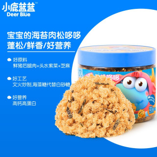 小鹿蓝蓝 海苔肉松哆哆 芝麻原味 80g