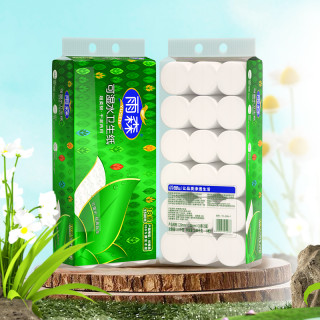 雨森 5斤卷纸加厚卫生纸家用厕所干湿两用超柔孕婴便宜粗卷亲肤
