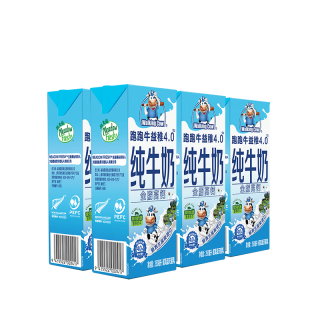 纽麦福 高蛋白 儿童纯牛奶  200ml*24盒 箱装