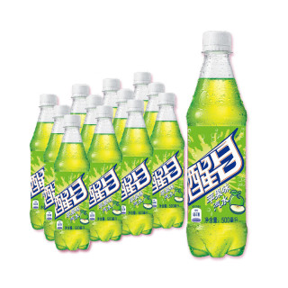 可口可乐 醒目汽水 苹果味 500ml*12瓶