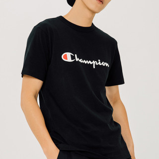 Champion 夏季舒适运动短袖T恤棉情侣半袖休闲舒适男女同款