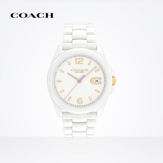 88VIP：COACH GREYSON 女士陶瓷石英手表 14503925