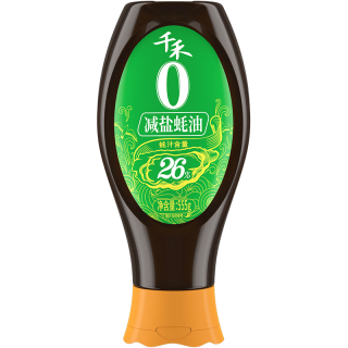 千禾 减盐蚝油555g  炒菜炖煮 点蘸凉拌 挤挤装