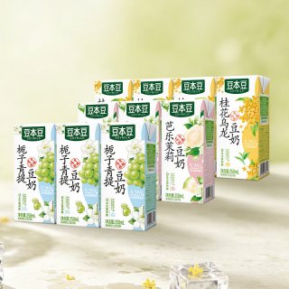 达利园 桂花乌龙豆奶 250ml*4盒+芭乐茉莉豆奶 250ml*3盒+栀子青提豆奶 250ml*3盒