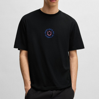 HUGO BOSS HugoBoss/雨果博斯男士男装新款短袖T恤印花简约时尚半袖