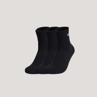 adidas 三双装抗菌简约舒适袜子男女adidas阿迪达斯官方三叶草