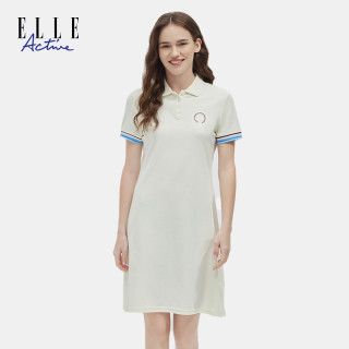 ELLE Active 女士青春活力翻领连衣裙