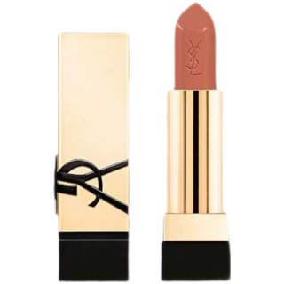 YSL 圣罗兰 黑金浮雕方管口红裸色