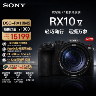 索尼 RX10 V 24-600mm长焦 黑色 数码相机