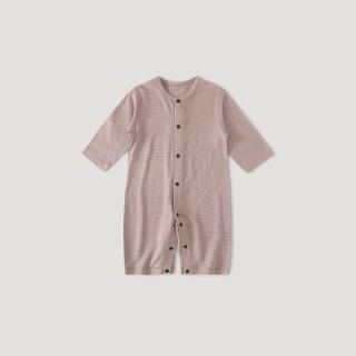 巴厘小猪 新生婴儿衣服夏季薄款长袖空调服睡衣夏天哈衣莫代尔棉宝宝连体衣
