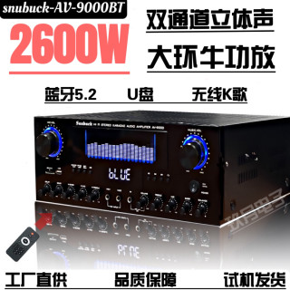 SUNBUCK大音量大功率家用蓝牙专业功放机音箱音响正品K歌功放机