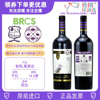 安第斯神特级珍藏西拉干红葡萄酒ANDES SAGRADOS智利gran reserva
